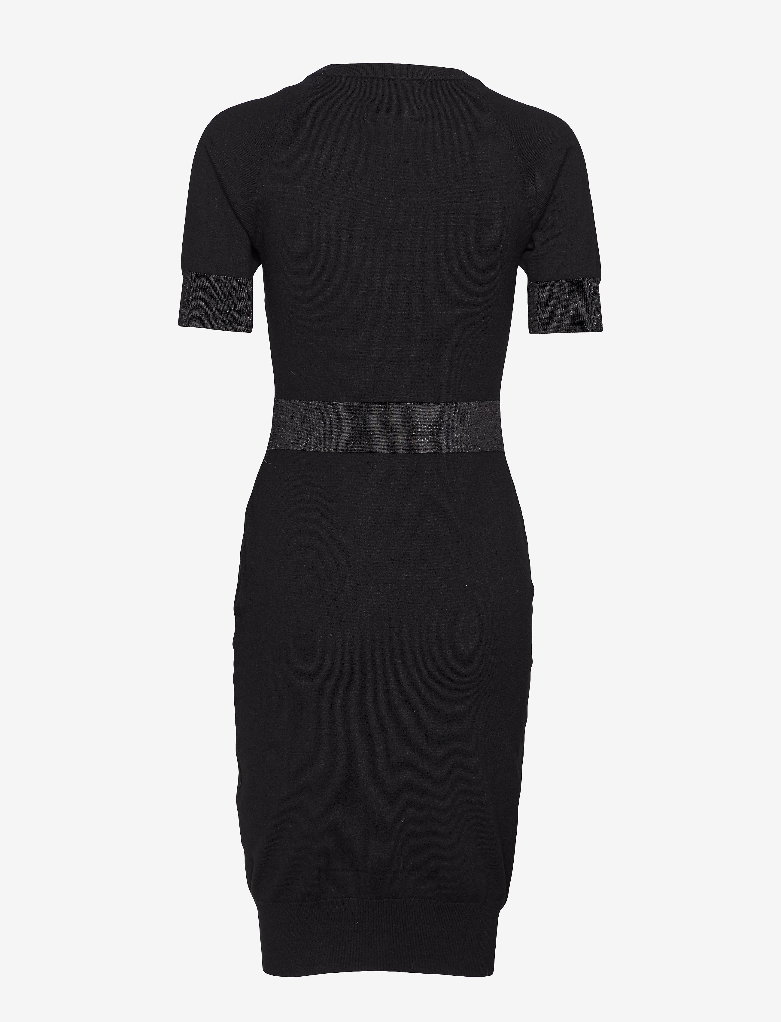 MAUD - Fancy Knit Dress - black - 1
