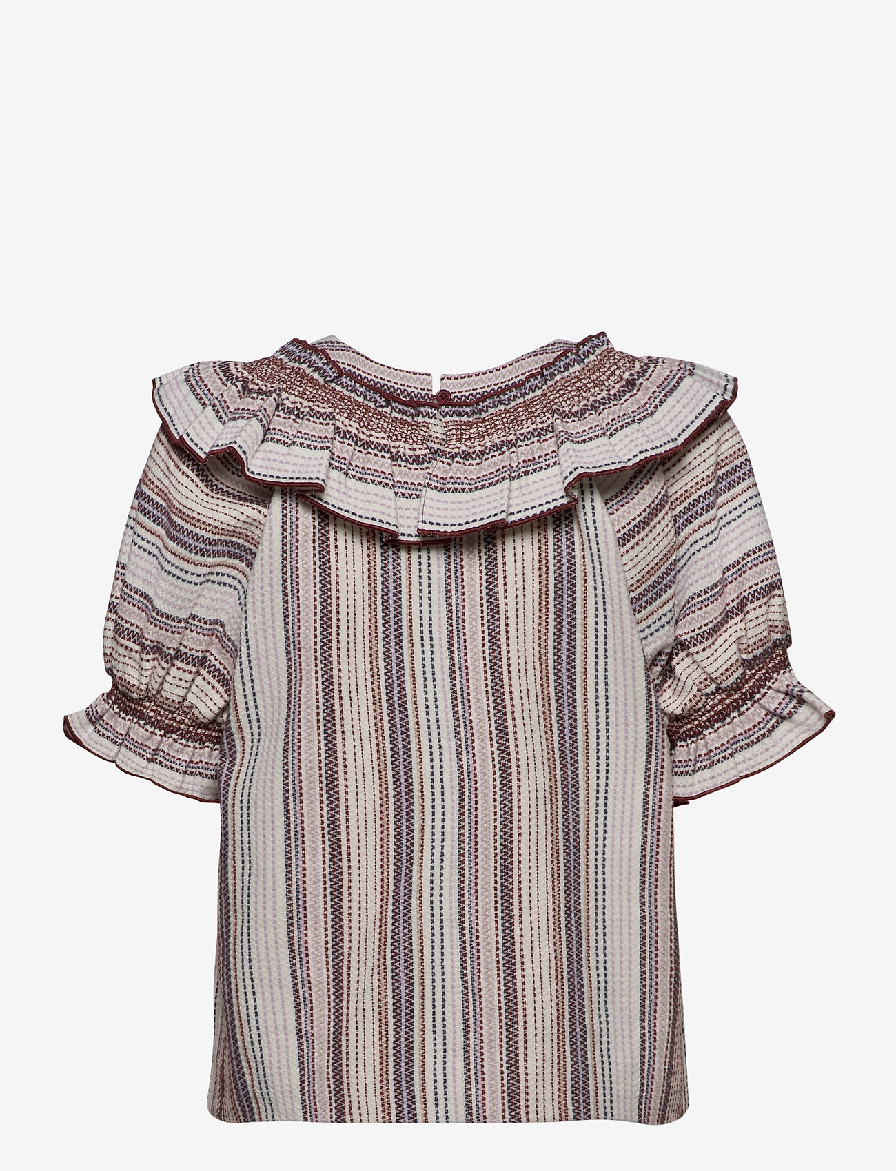 MAUD - ERICA RUFFLE BLOUSE - multi - 1