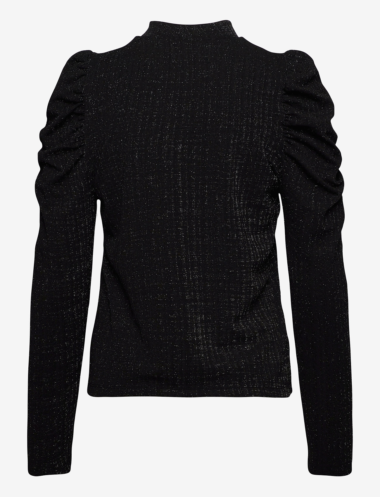 MAUD - PUFFA SHINY TOP - black - 1