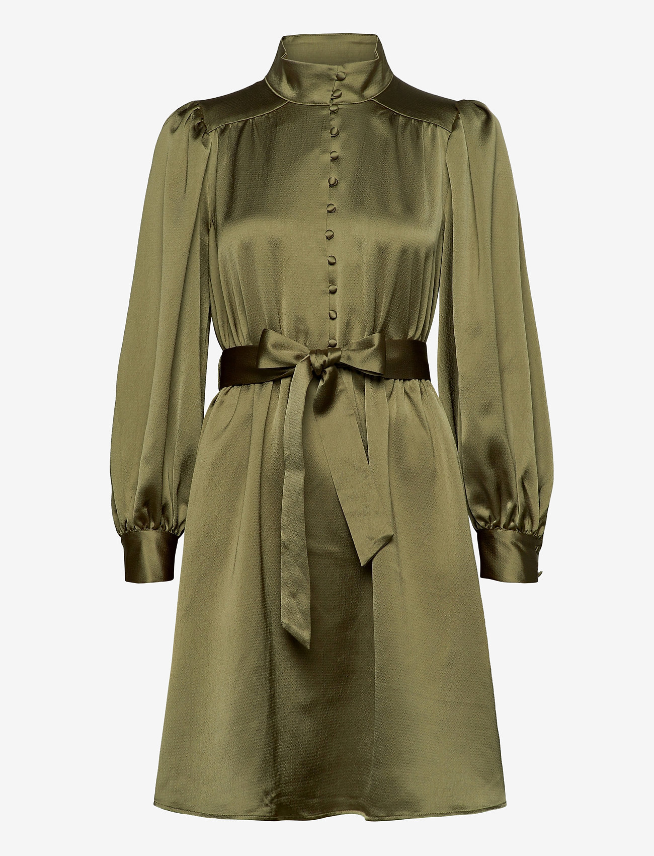 MAUD - VINTAGE BUTTON DRESS - vetiver - 0