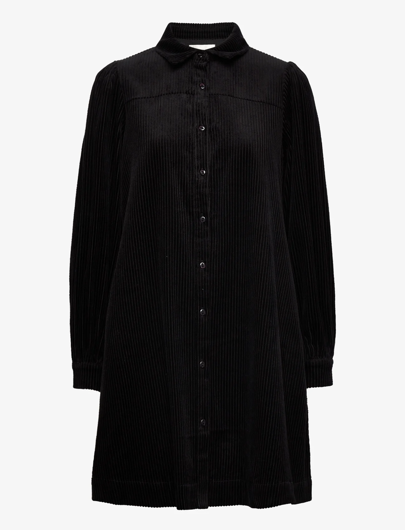 MAUD - Corinne Dress - sukienki dżinsowe - black - 0