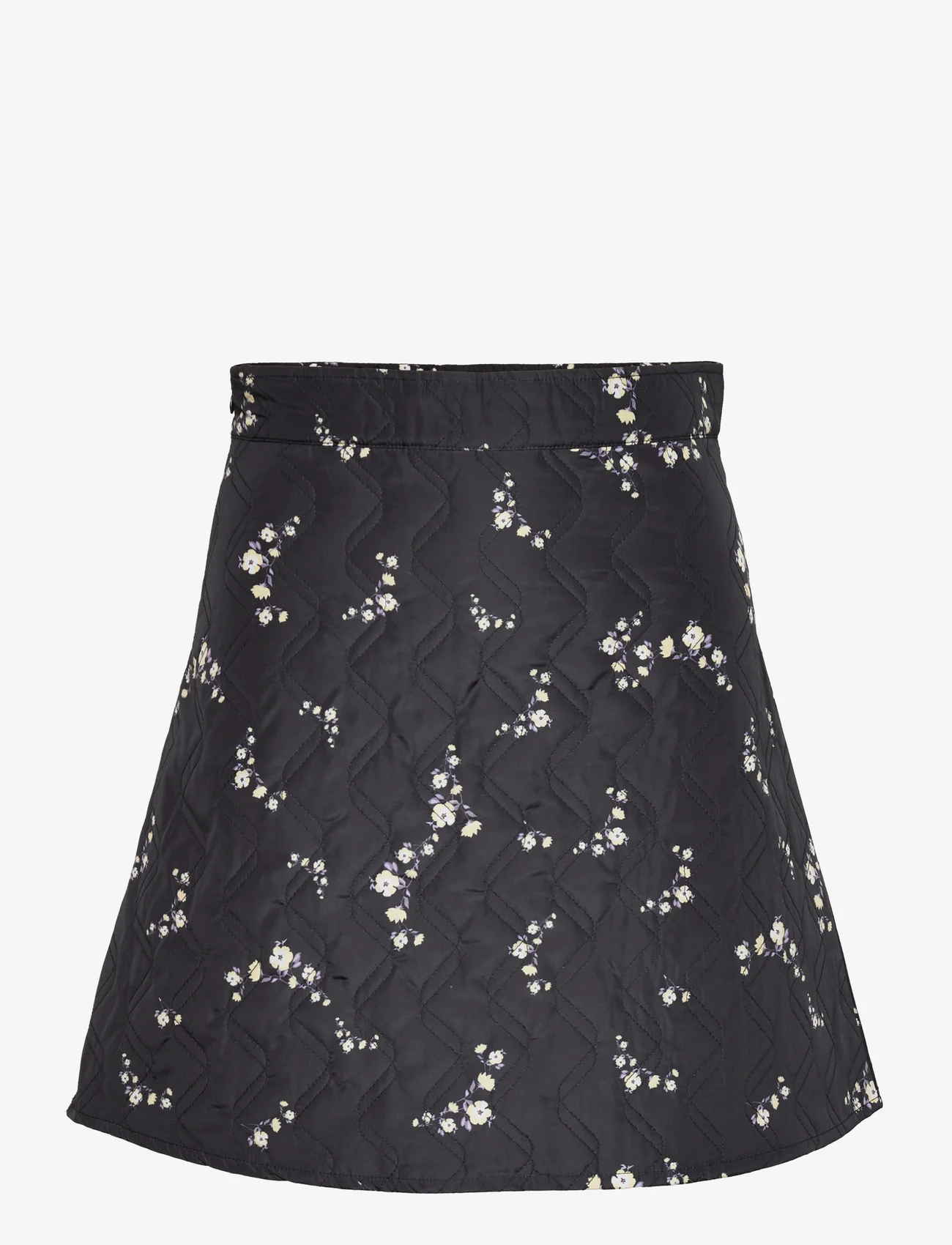 MAUD - Gianna Skirt Short - korte rokken - black flower - 0