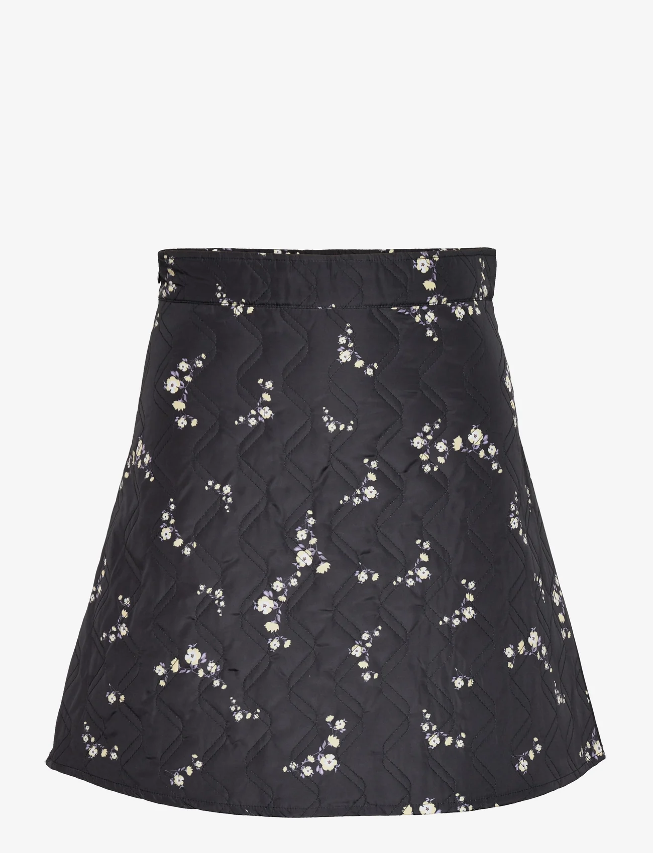 MAUD - Gianna Skirt Short - miniseelikud - black flower - 0