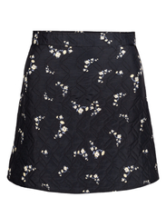 MAUD - Gianna Skirt Short - short skirts - black flower - 2