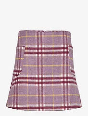 MAUD - Nina Skirt - short skirts - lavender check - 0