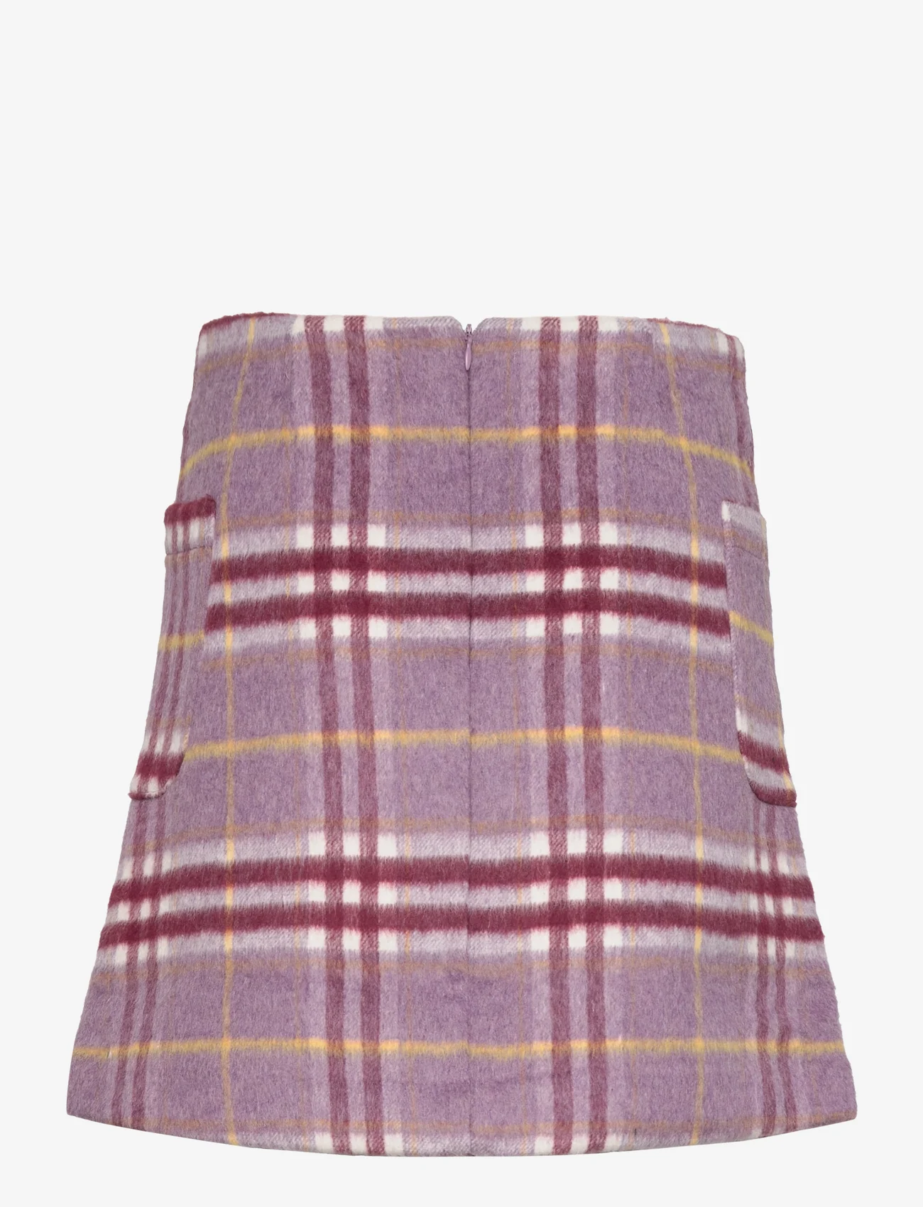 MAUD - Nina Skirt - korte nederdele - lavender check - 1