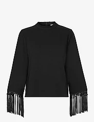 MAUD - Ellie Blouse - long-sleeved blouses - black - 0