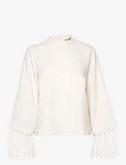 MAUD - Ellie Blouse - long-sleeved blouses - off white - 0