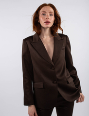 MAUD - Elvira Blazer - feestelijke kleding voor outlet-prijzen - deep brown - 2