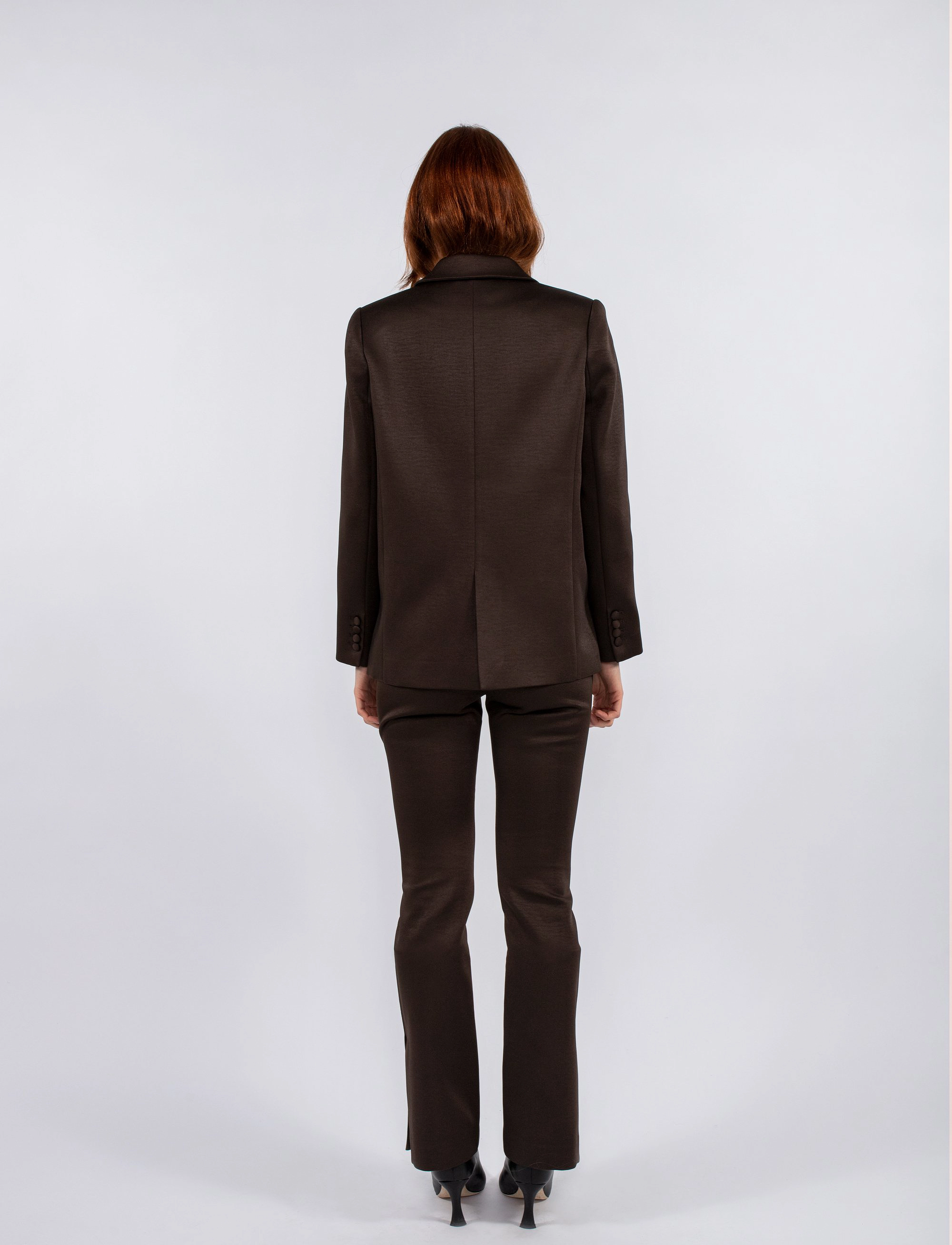 MAUD - Elvira Trouser - deep brown - 3