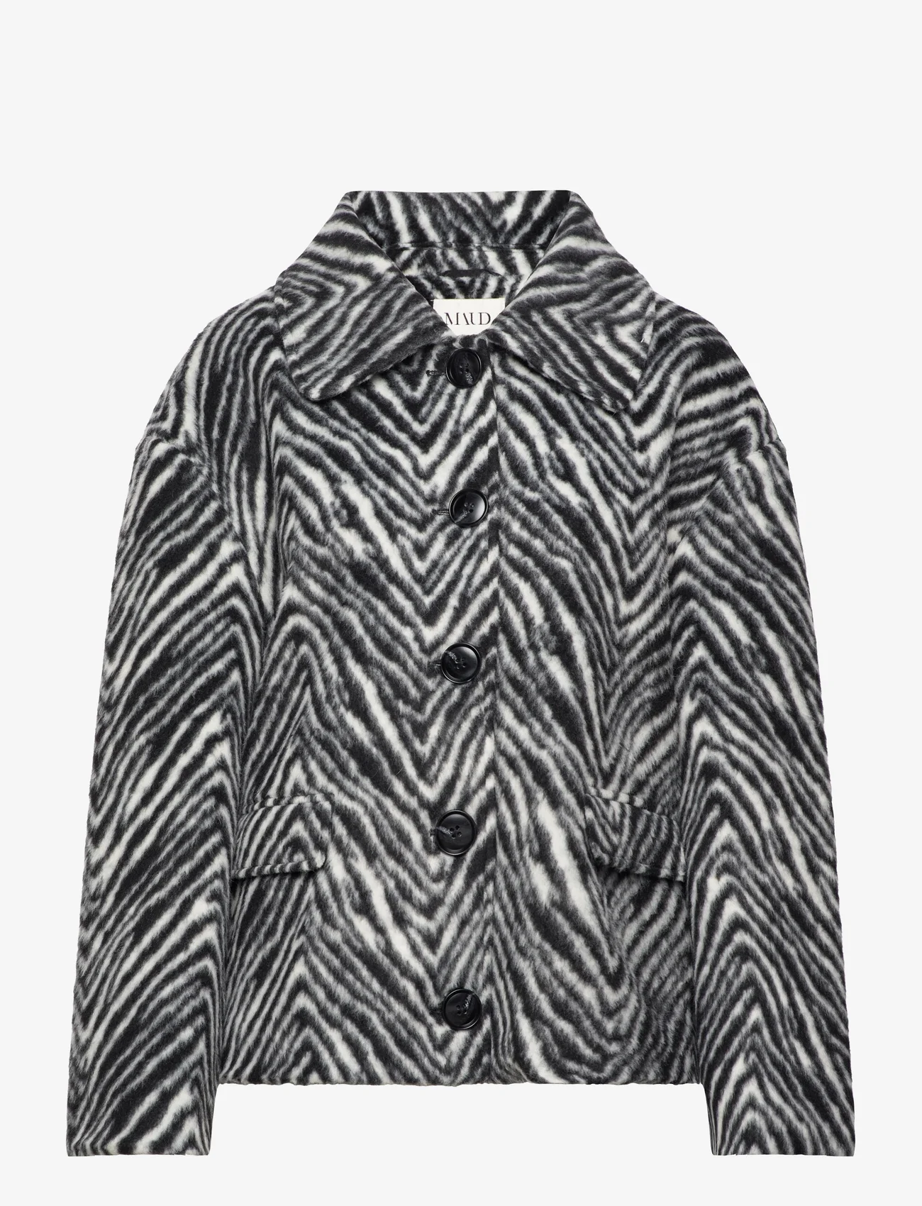 MAUD - Gaia Jacket - talvemantlid - zebra print - 0