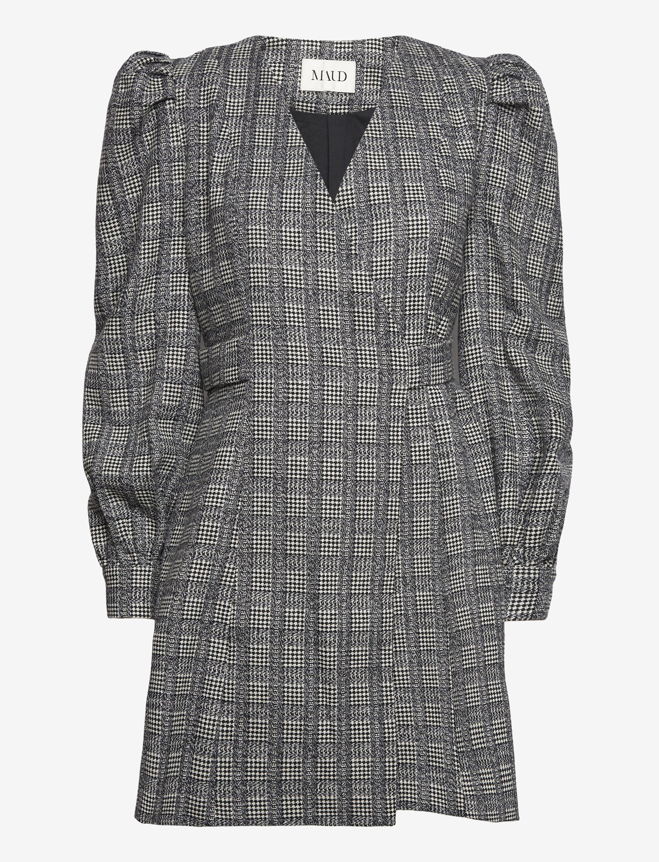 MAUD - Iben Dress - slå-om-kjoler - black check - 1