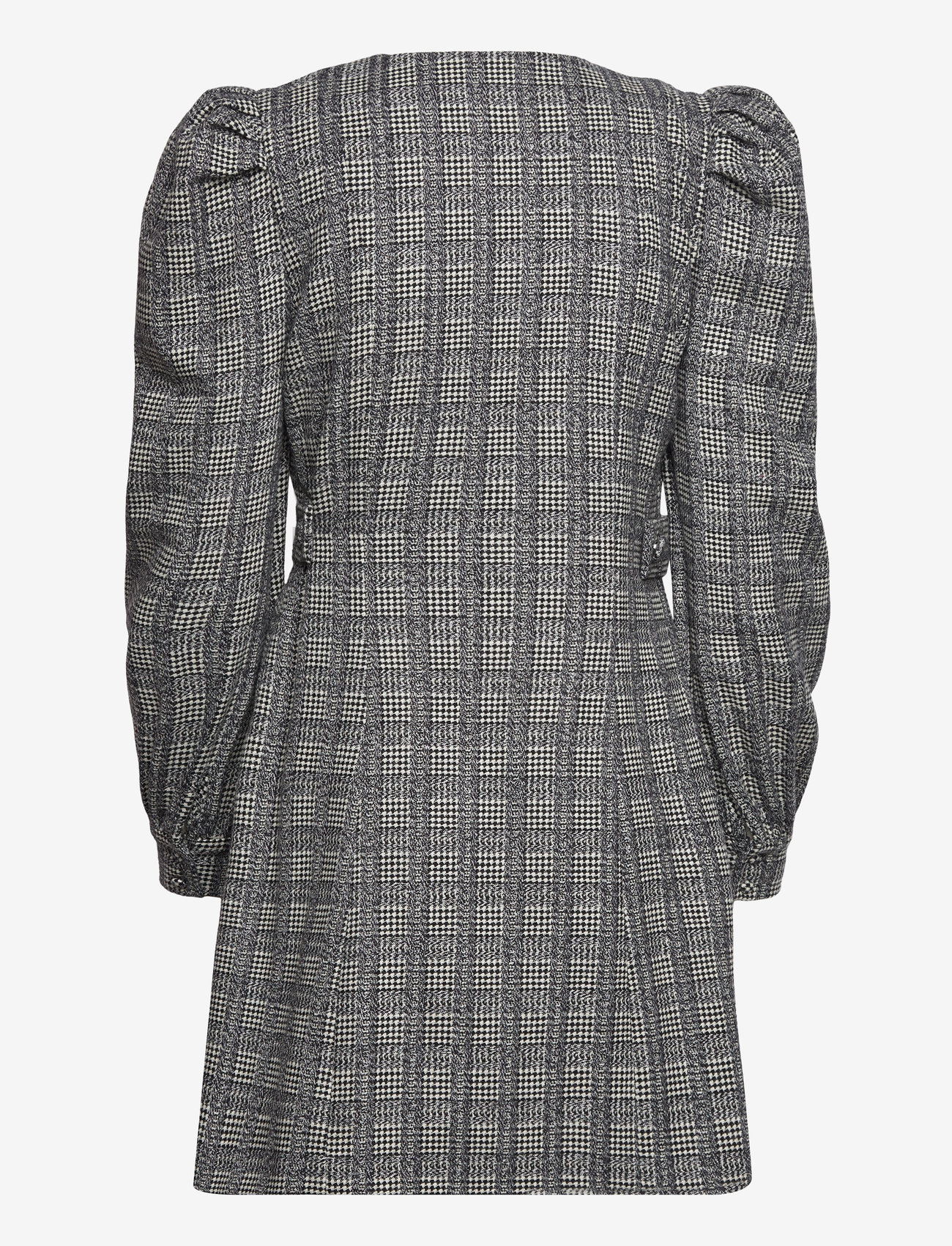 MAUD - Iben Dress - slå-om-kjoler - black check - 2