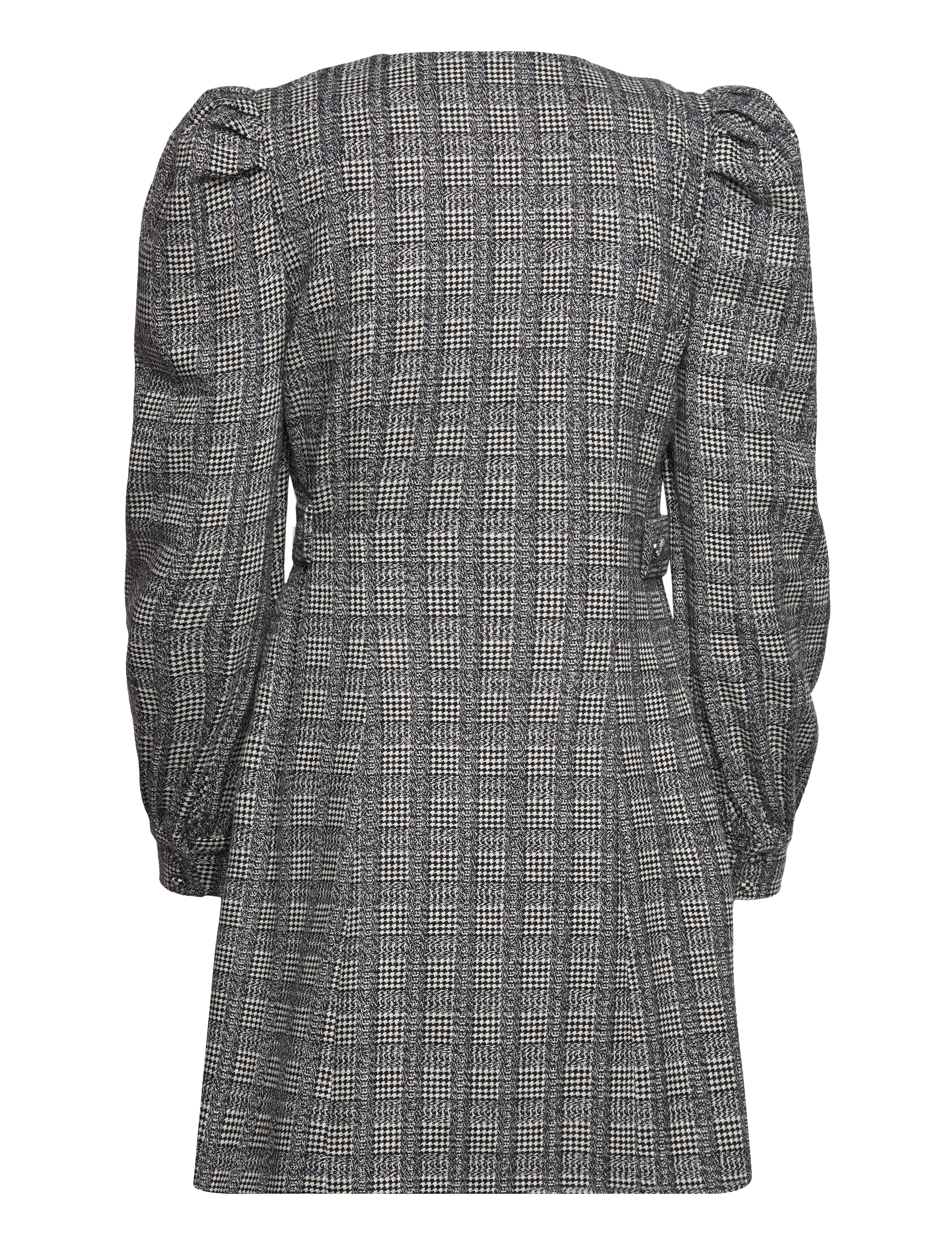 MAUD - Iben Dress - korte kjoler - black check - 2