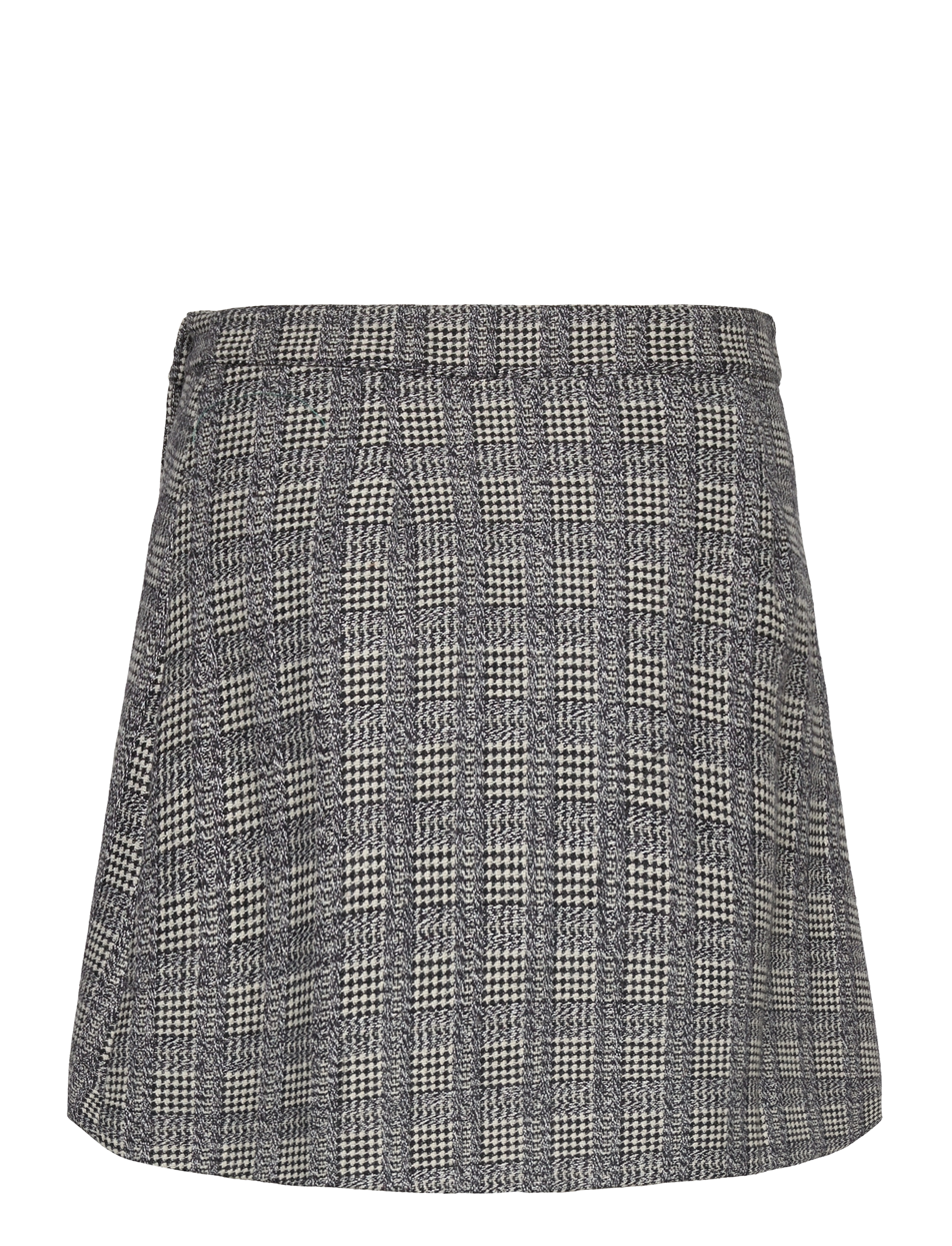 MAUD - Iben Skirt - wrap skirts - black check - 2