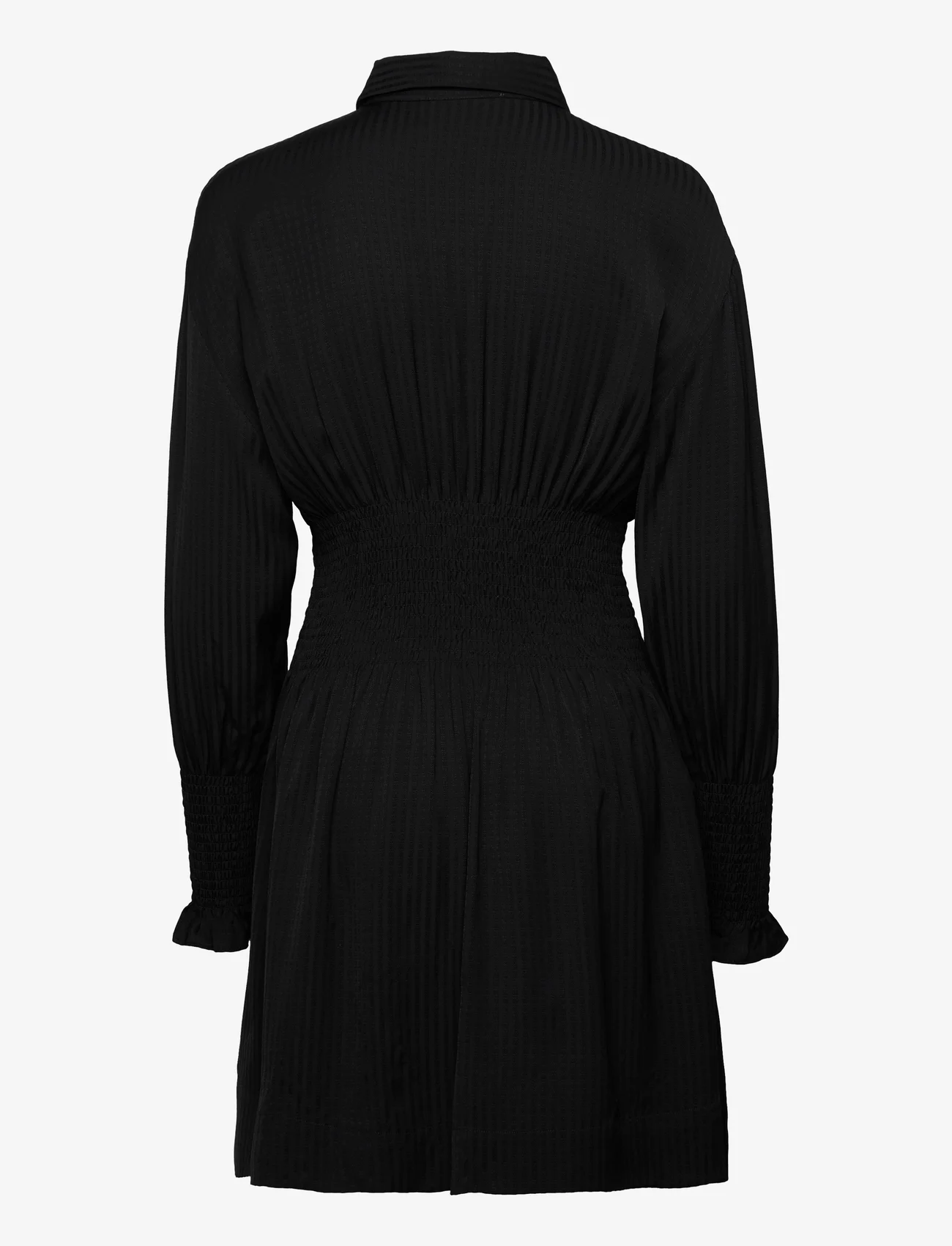 MAUD - Karoline Dress Short - shirt dresses - black - 1