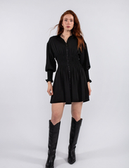 MAUD - Karoline Dress Short - shirt dresses - black - 2