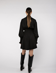 MAUD - Karoline Dress Short - sukienki koszulowe - black - 6