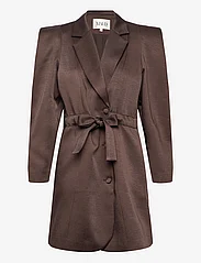 MAUD - Olivine Dress - ballīšu apģērbs par outlet cenām - deep brown - 0