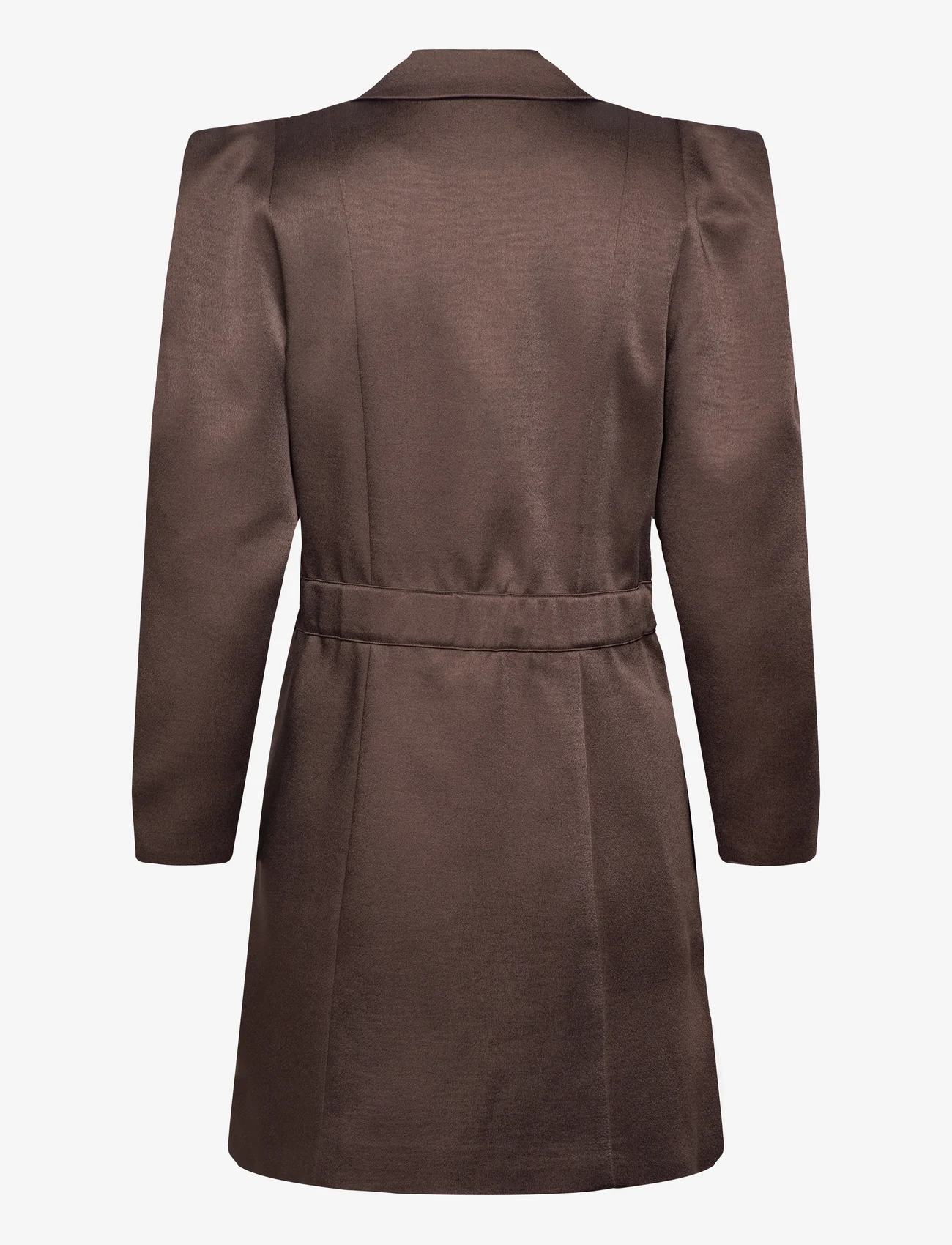 MAUD - Olivine Dress - vakarėlių drabužiai išparduotuvių kainomis - deep brown - 1