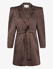 MAUD - Olivine Dress - odzież imprezowa w cenach outletowych - deep brown - 2
