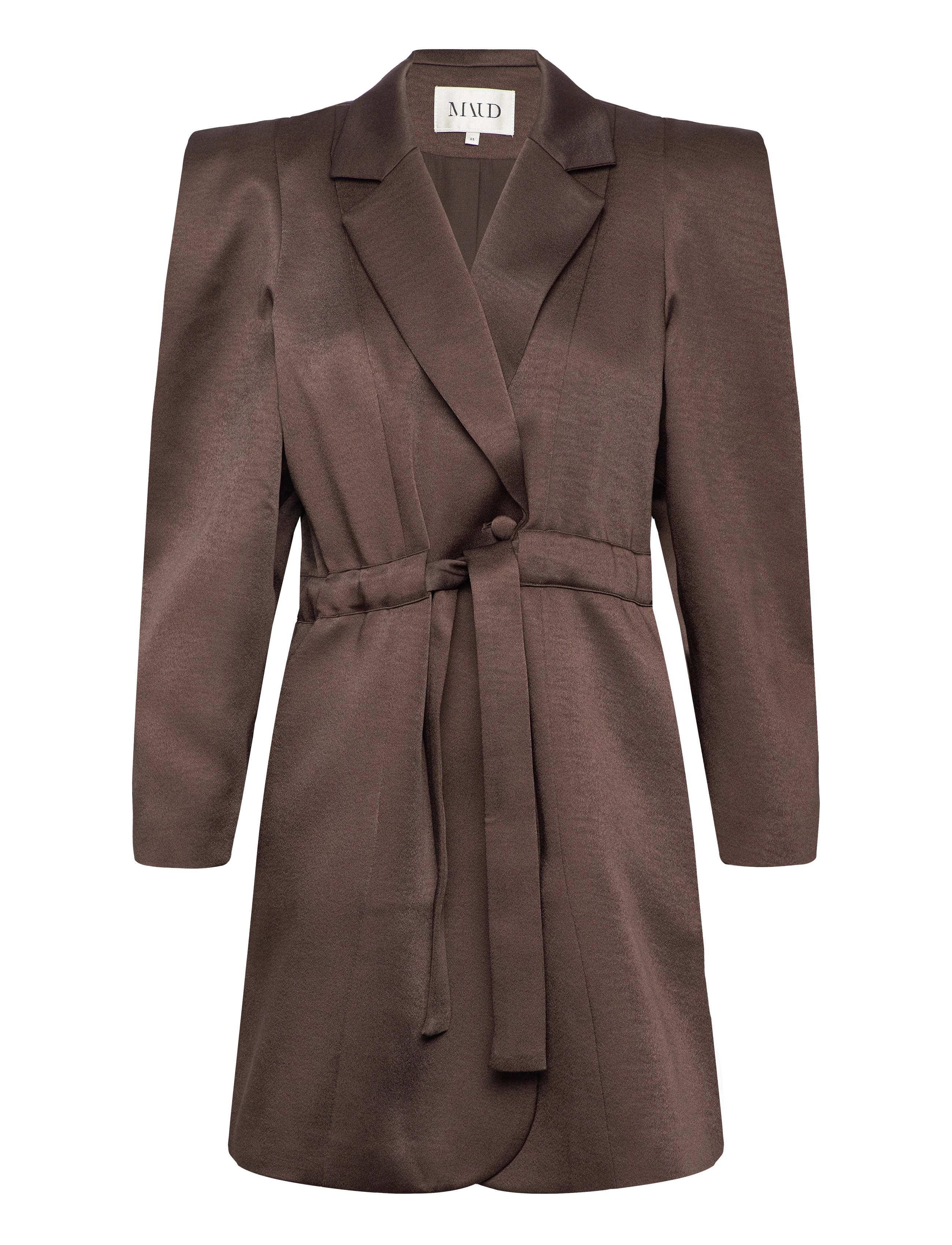 MAUD - Olivine Dress - deep brown - 2