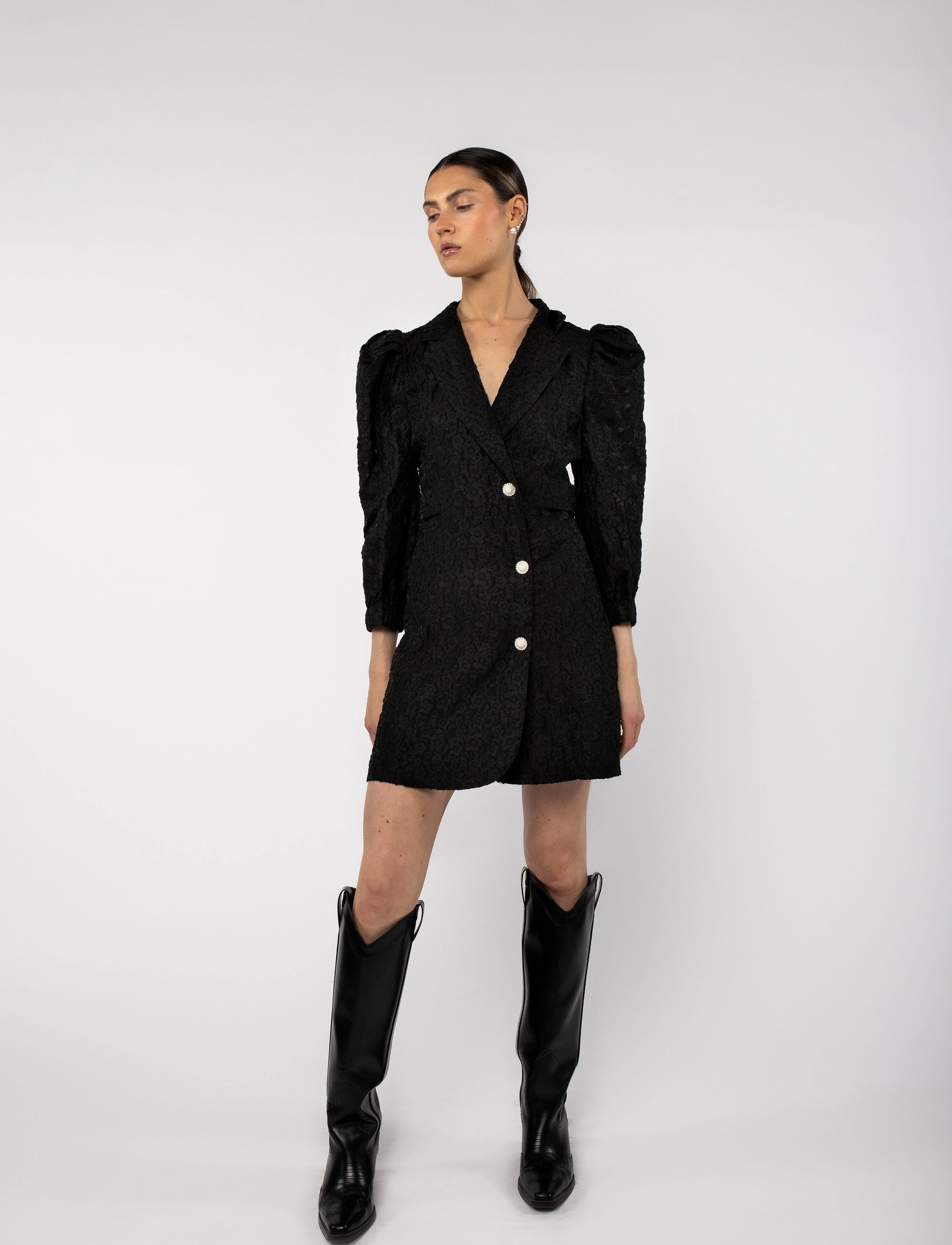MAUD - Talia Dress - black - 3