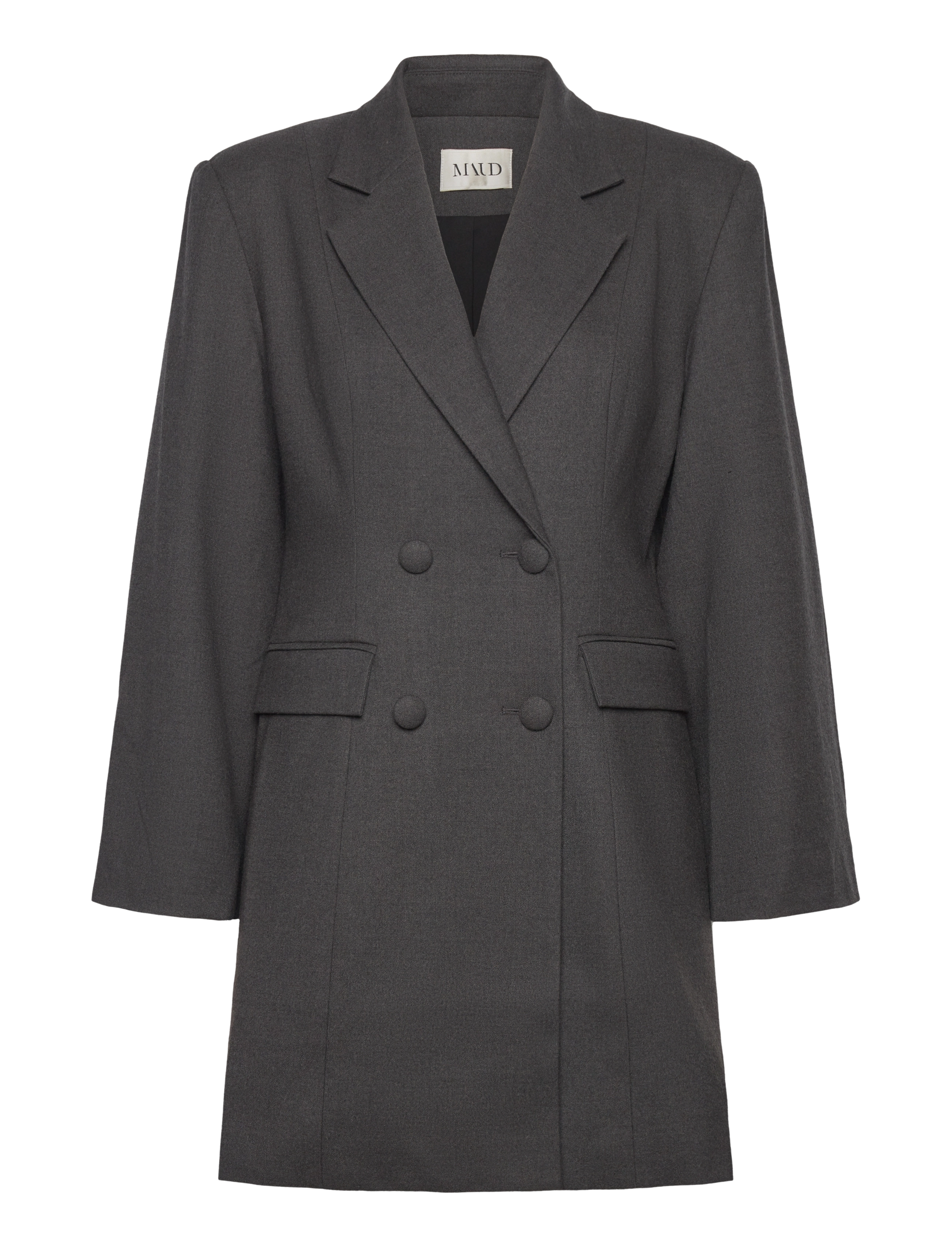 MAUD Andrea Blazer Dress - Blazere - DEEP GREY / grey