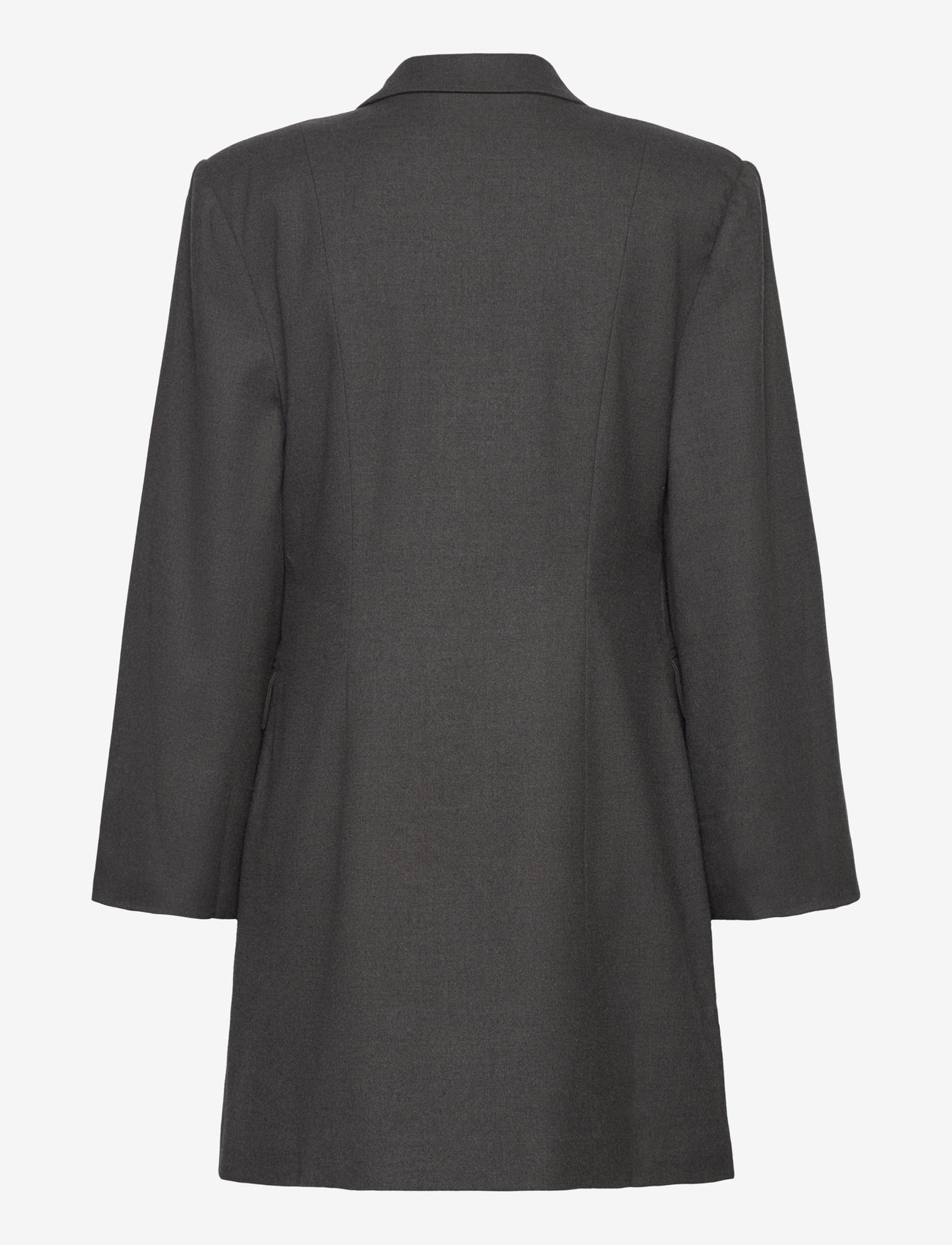 MAUD - Andrea Blazer Dress - dubbelknäppta kavajer - deep grey - 1