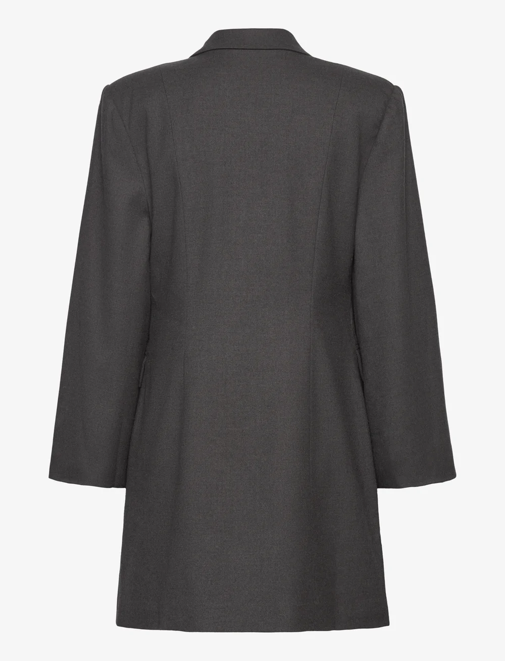 MAUD - Andrea Blazer Dress - dobbeltradede blazere - deep grey - 1