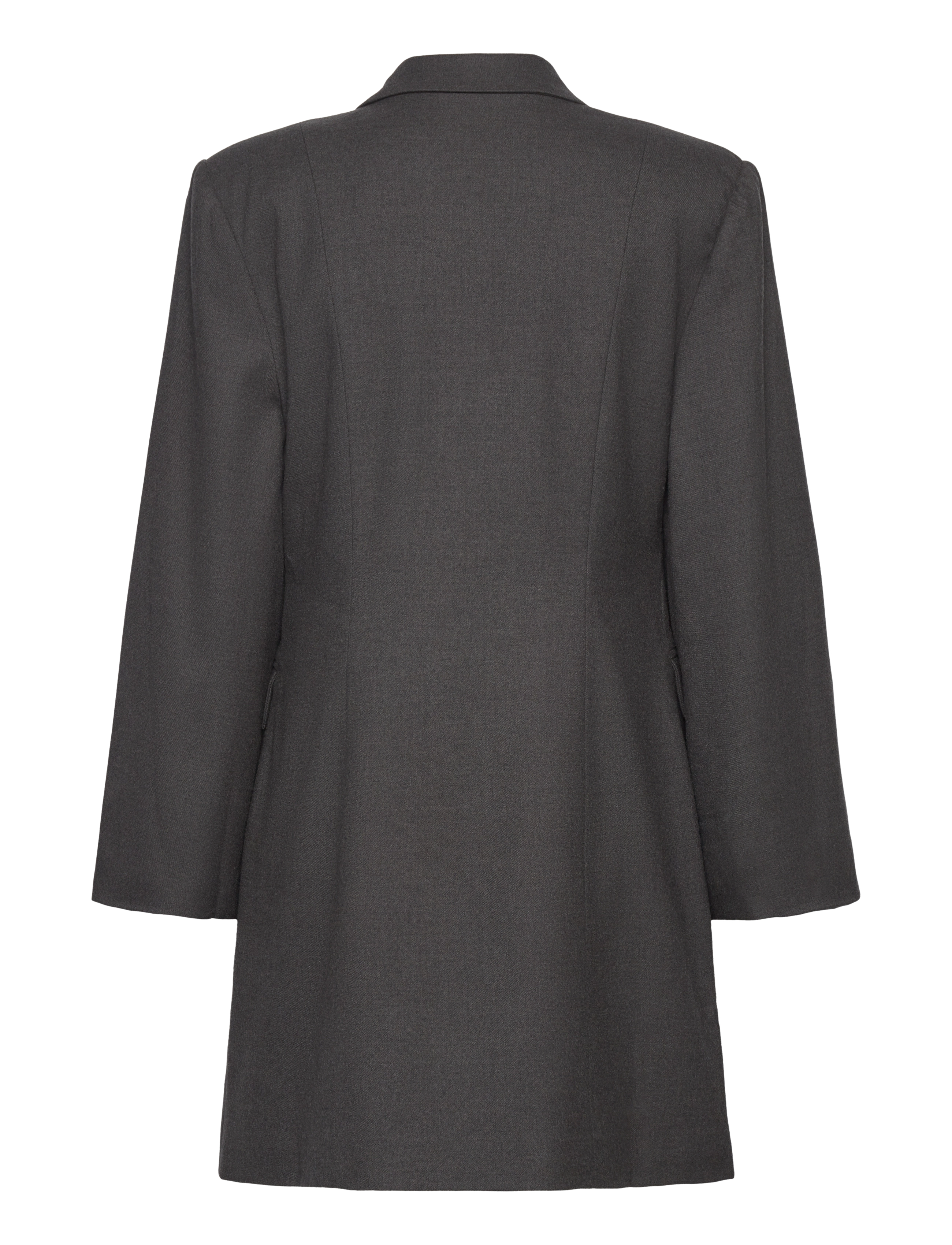 MAUD - Andrea Blazer Dress - dobbeltradede blazere - deep grey - 1