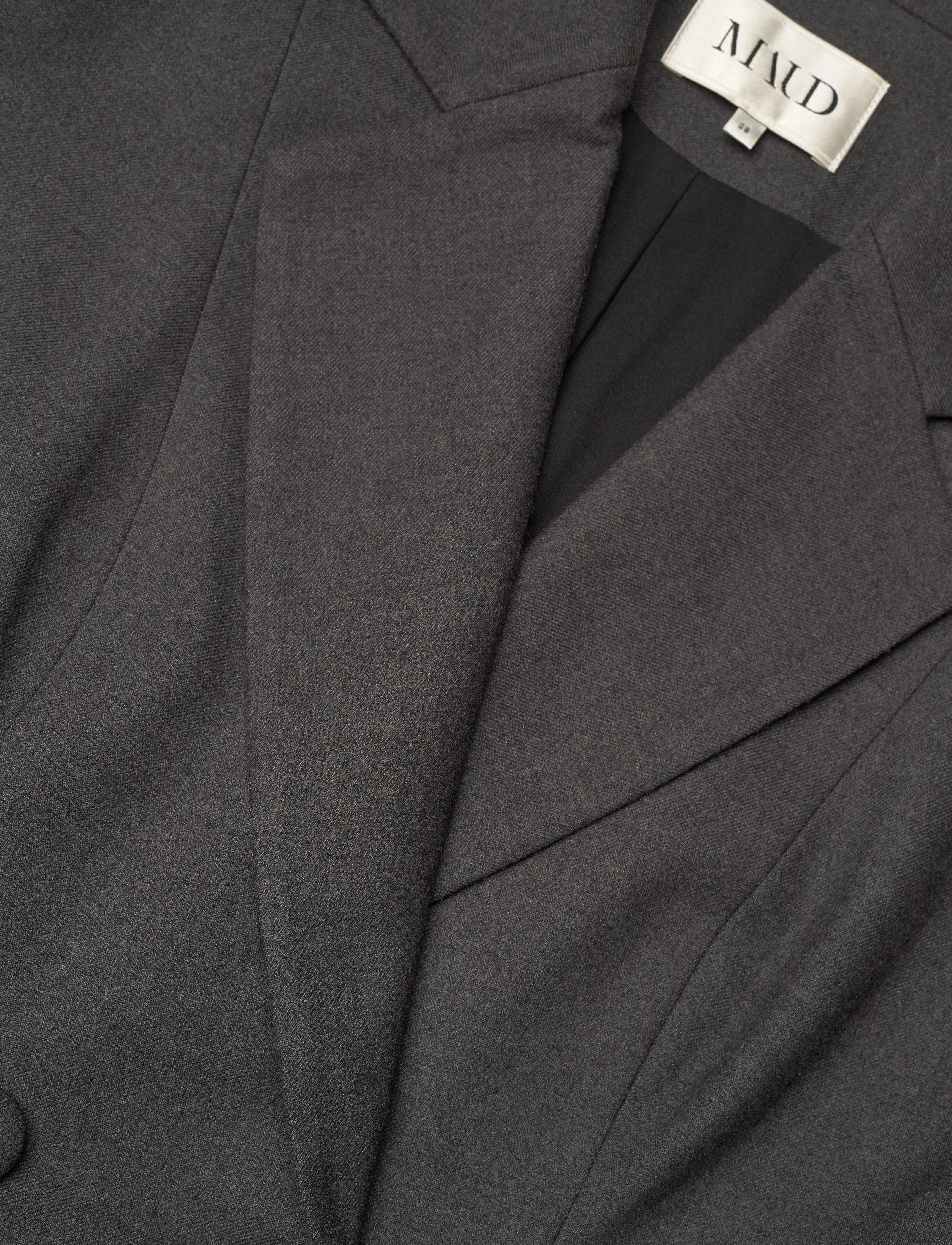 MAUD - Andrea Blazer Dress - dobbeltradede blazere - deep grey - 3