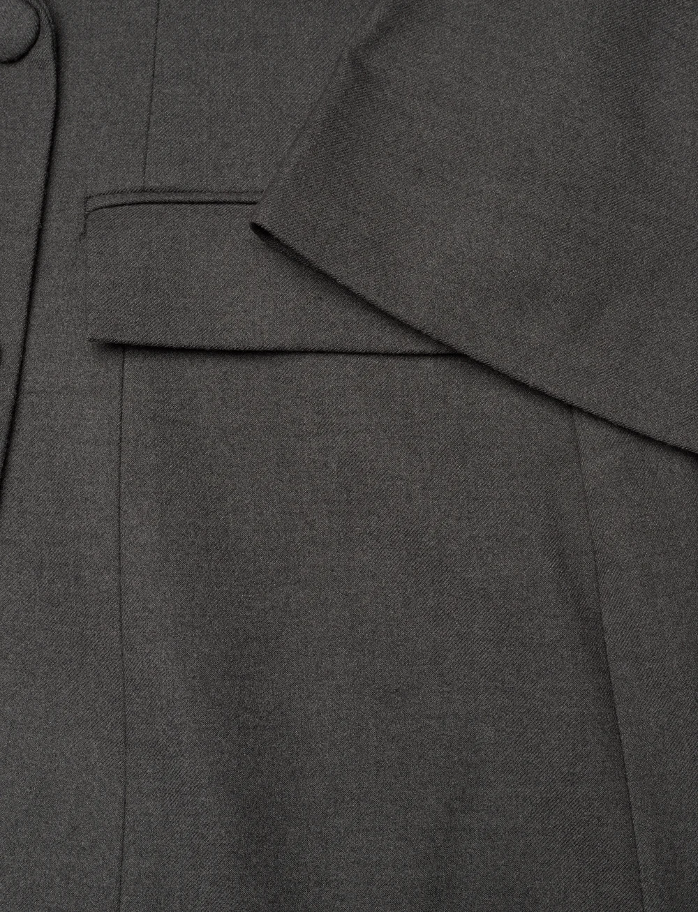 MAUD - Andrea Blazer Dress - dobbeltradede blazere - deep grey - 3