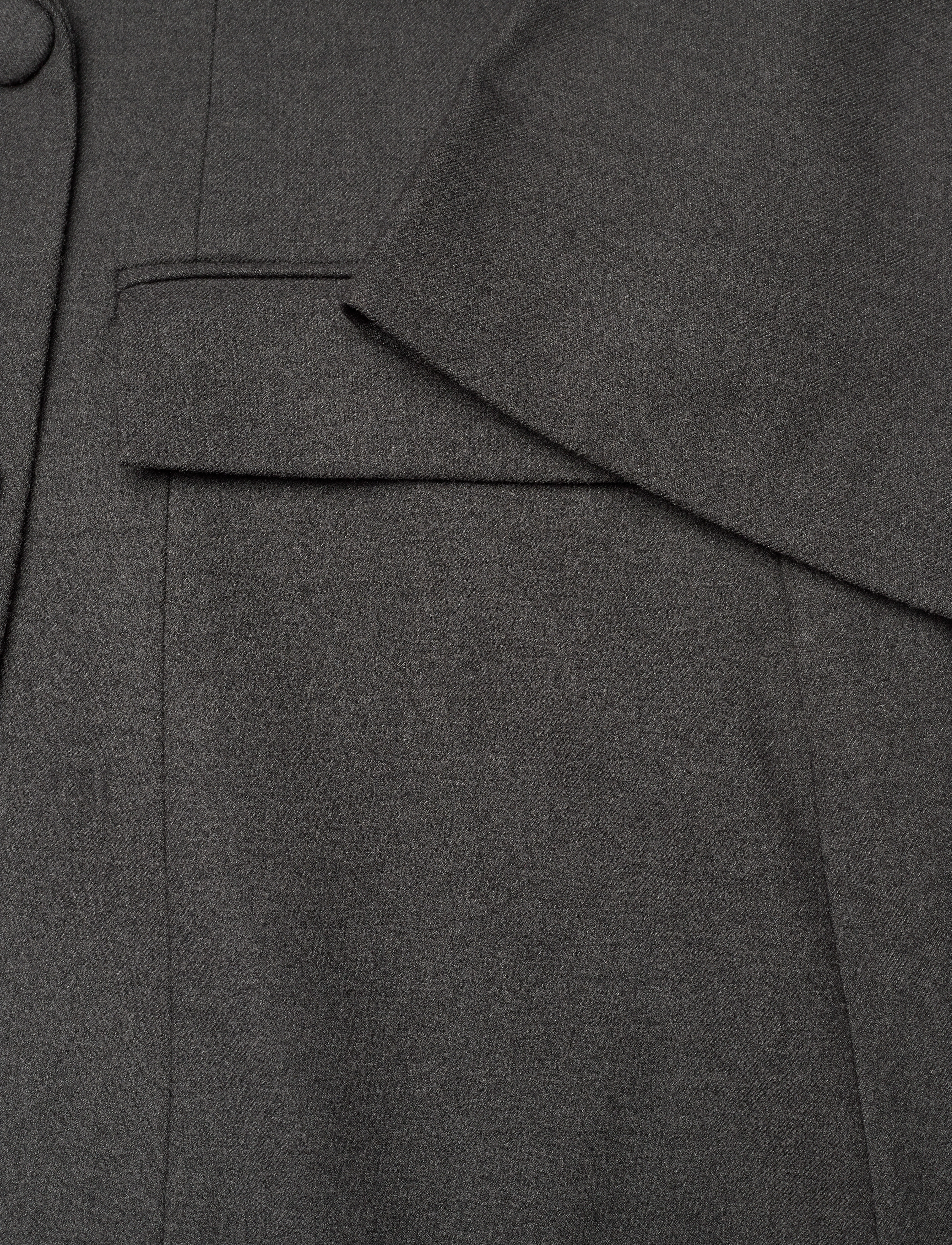 MAUD - Andrea Blazer Dress - dobbeltradede blazere - deep grey - 4