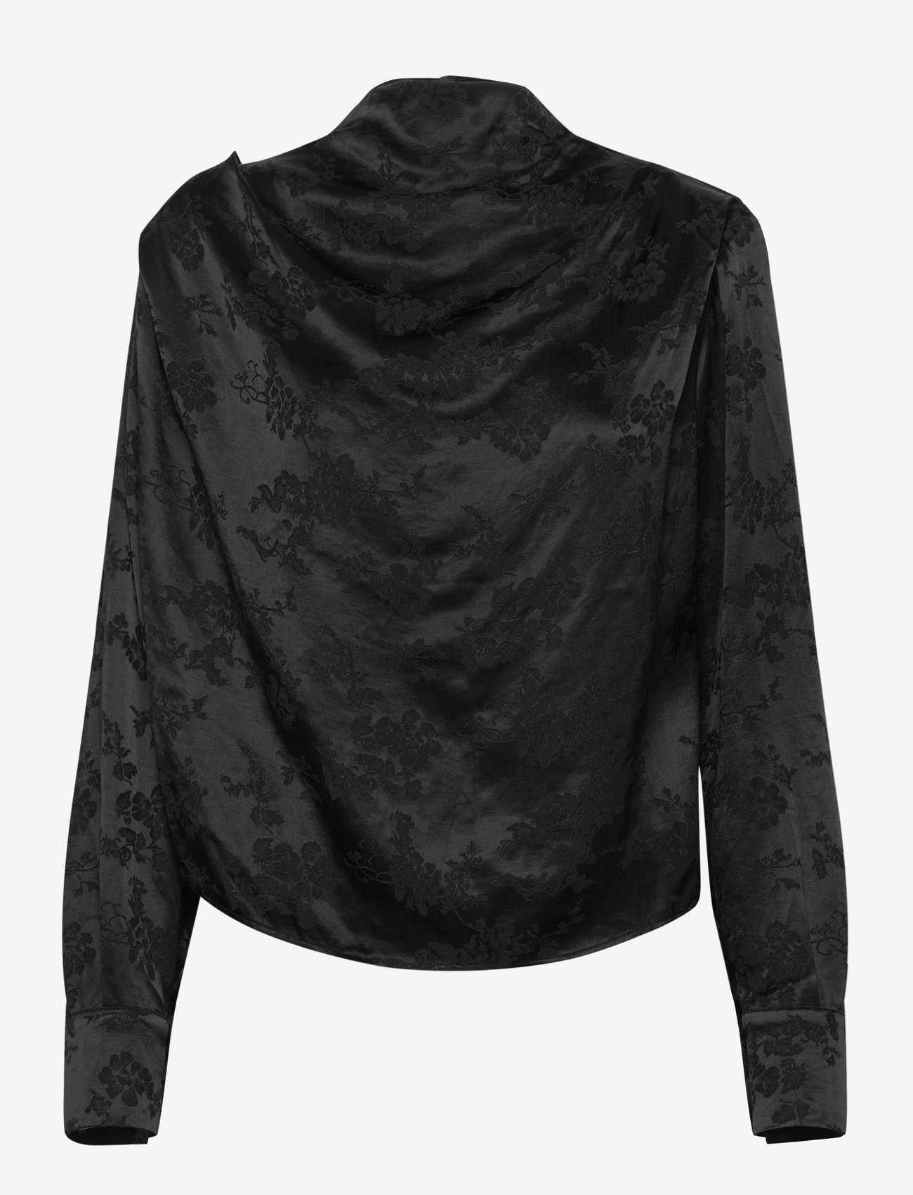 MAUD - Dina Blouse - pikkade varrukatega pluusid - black - 0