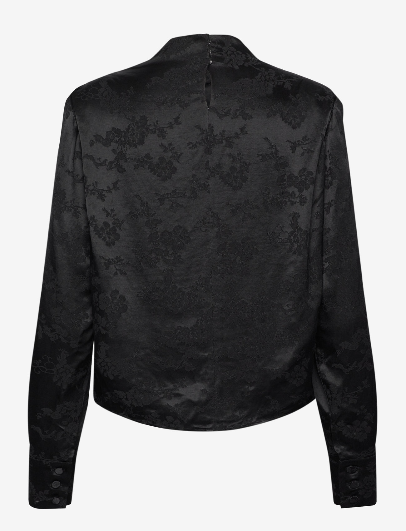 MAUD - Dina Blouse - pikkade varrukatega pluusid - black - 1