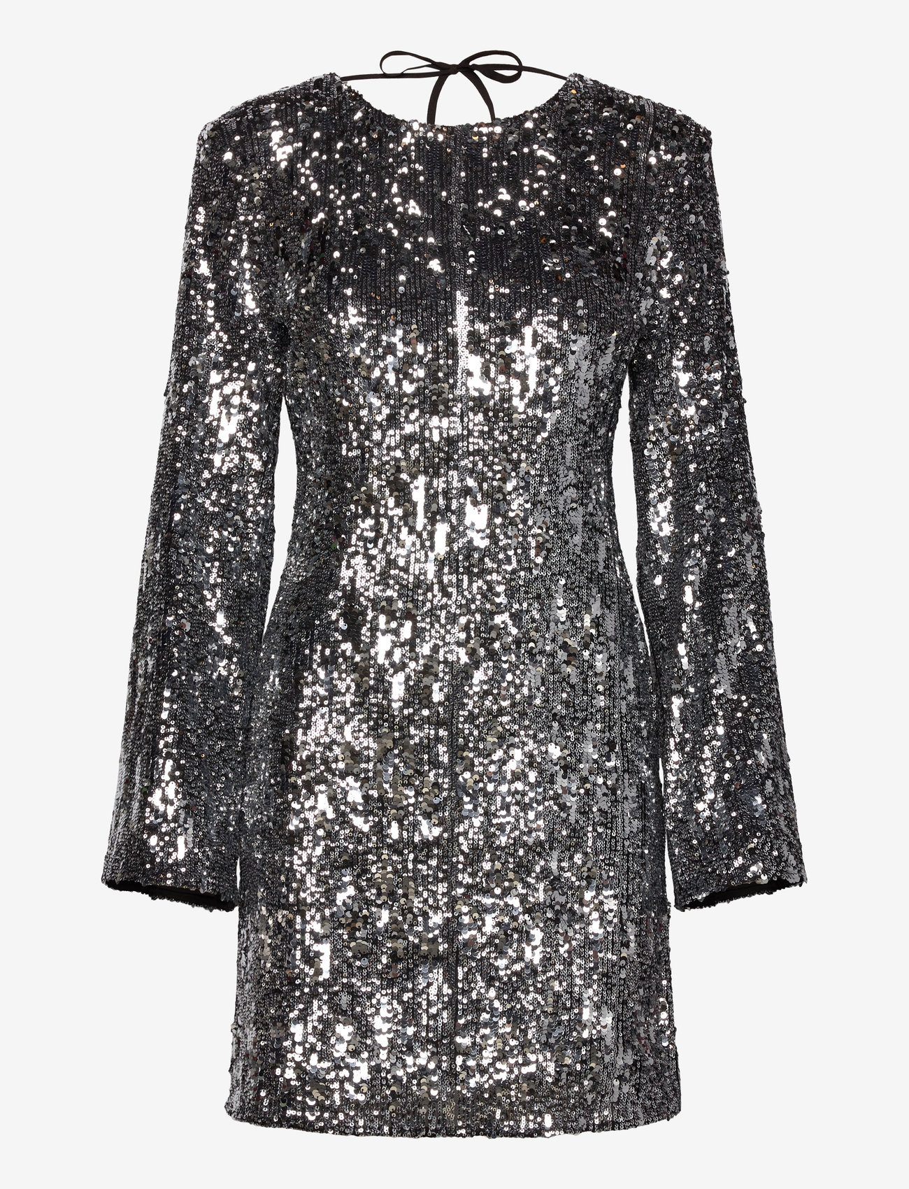 MAUD - Sandra Sequin Dress - litterkleidid - silver - 0