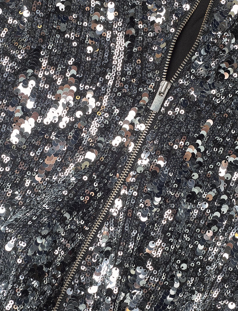 MAUD - Sandra Sequin Dress - paljettklänningar - silver - 3