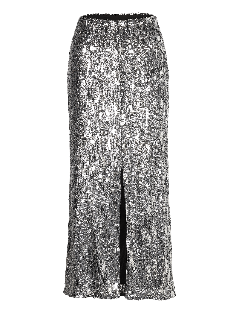 Sequin Maxi Silver Long Skirt Online MAUD Sandra Sequin Skirt (UDMA-AW24-F-0026) Maxi Skirts