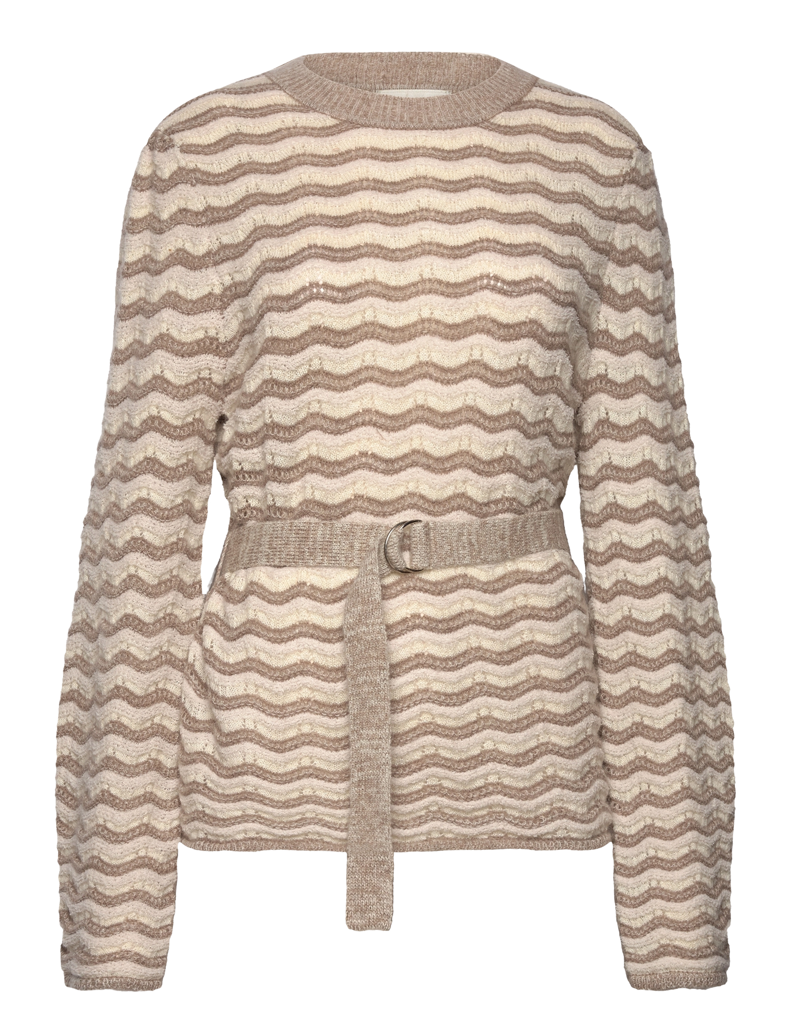 MAUD Victoria Knit Pullover Beige - XS - Damen
