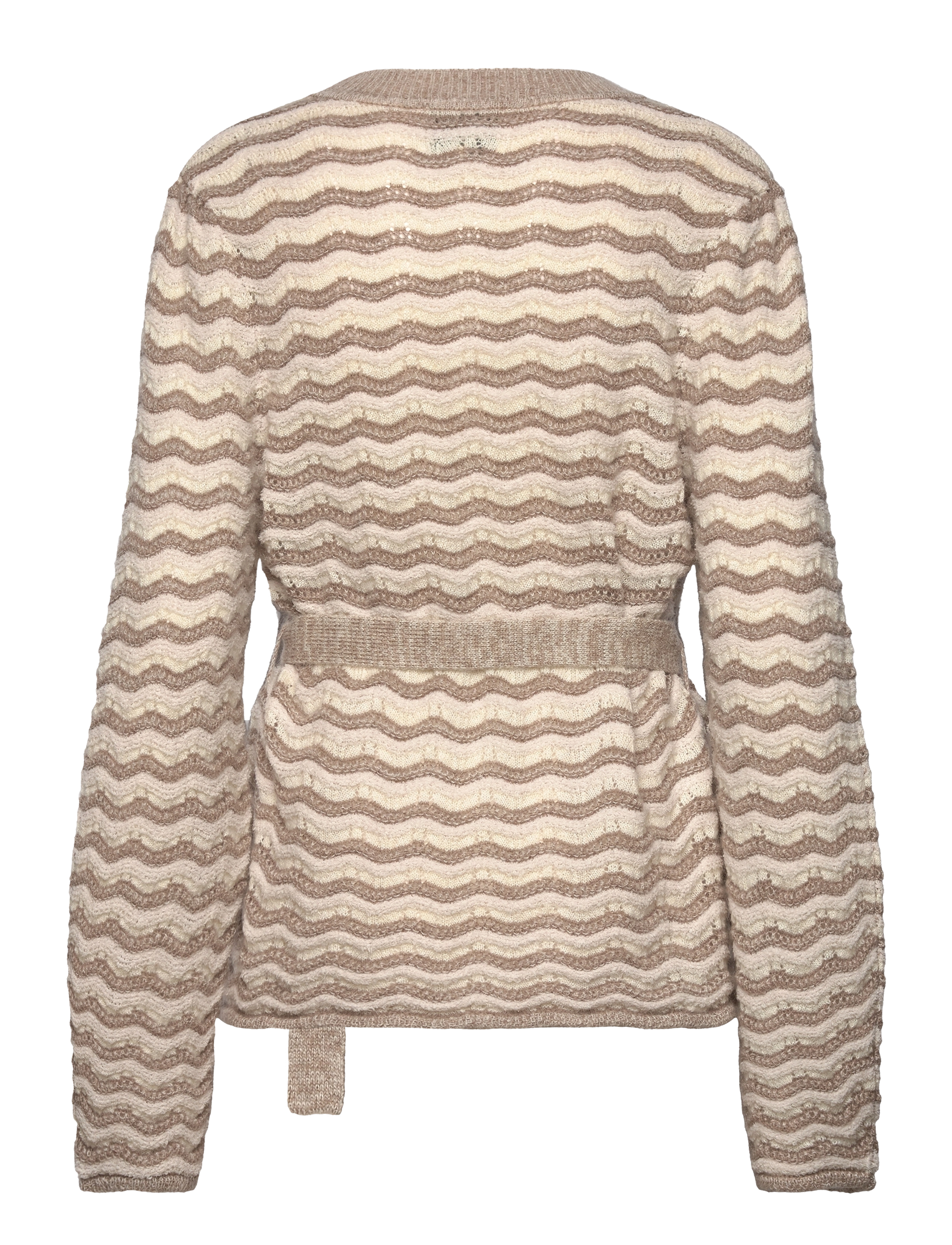 MAUD - Victoria Knit Sweater - trøjer - sand - 1