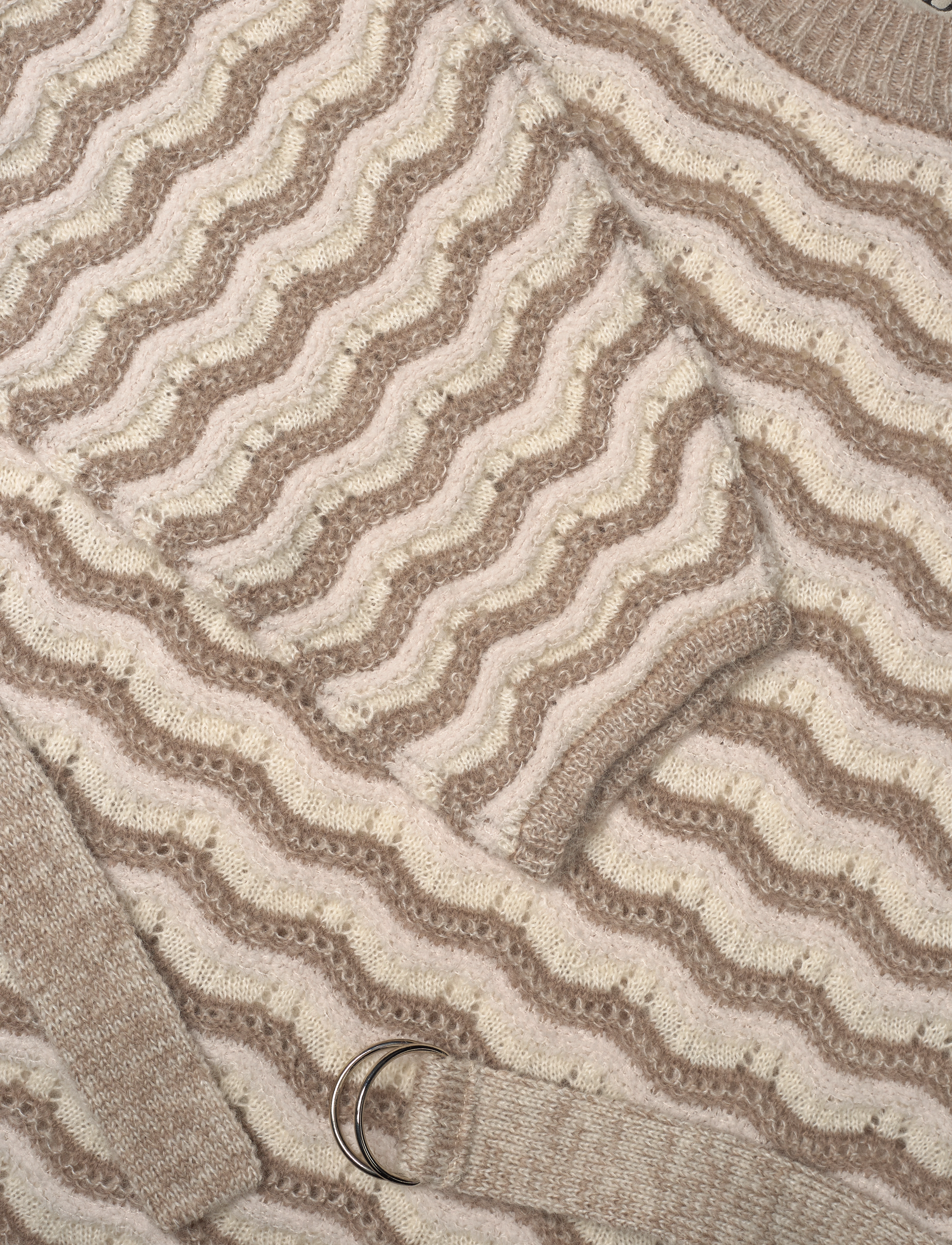 MAUD - Victoria Knit Sweater - trøjer - sand - 2