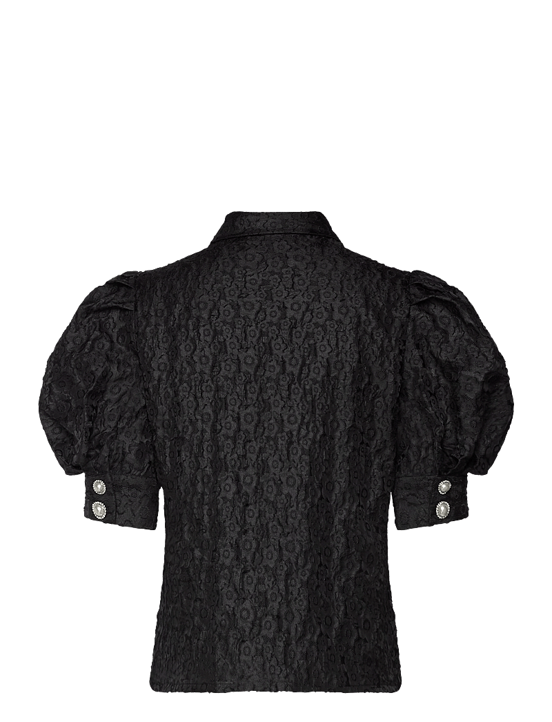 MAUD - Talia Shirt - kortärmade skjortor - black - 1