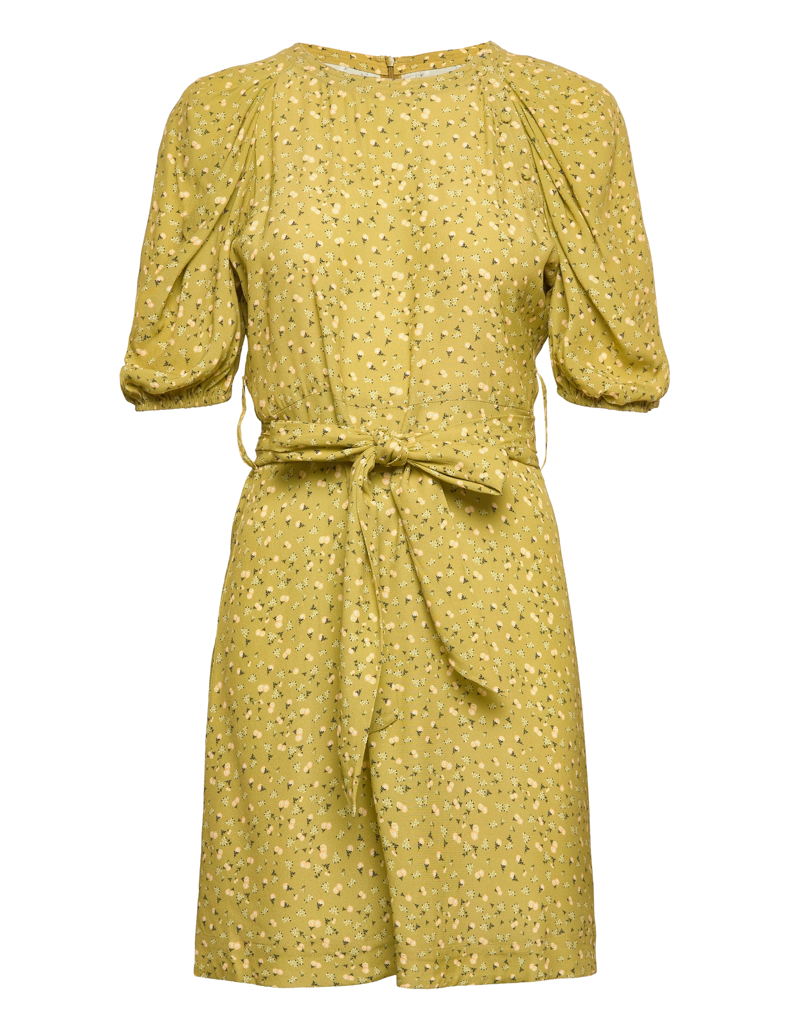 MAUD Iben Dress - Kleider - FLOWERS / green