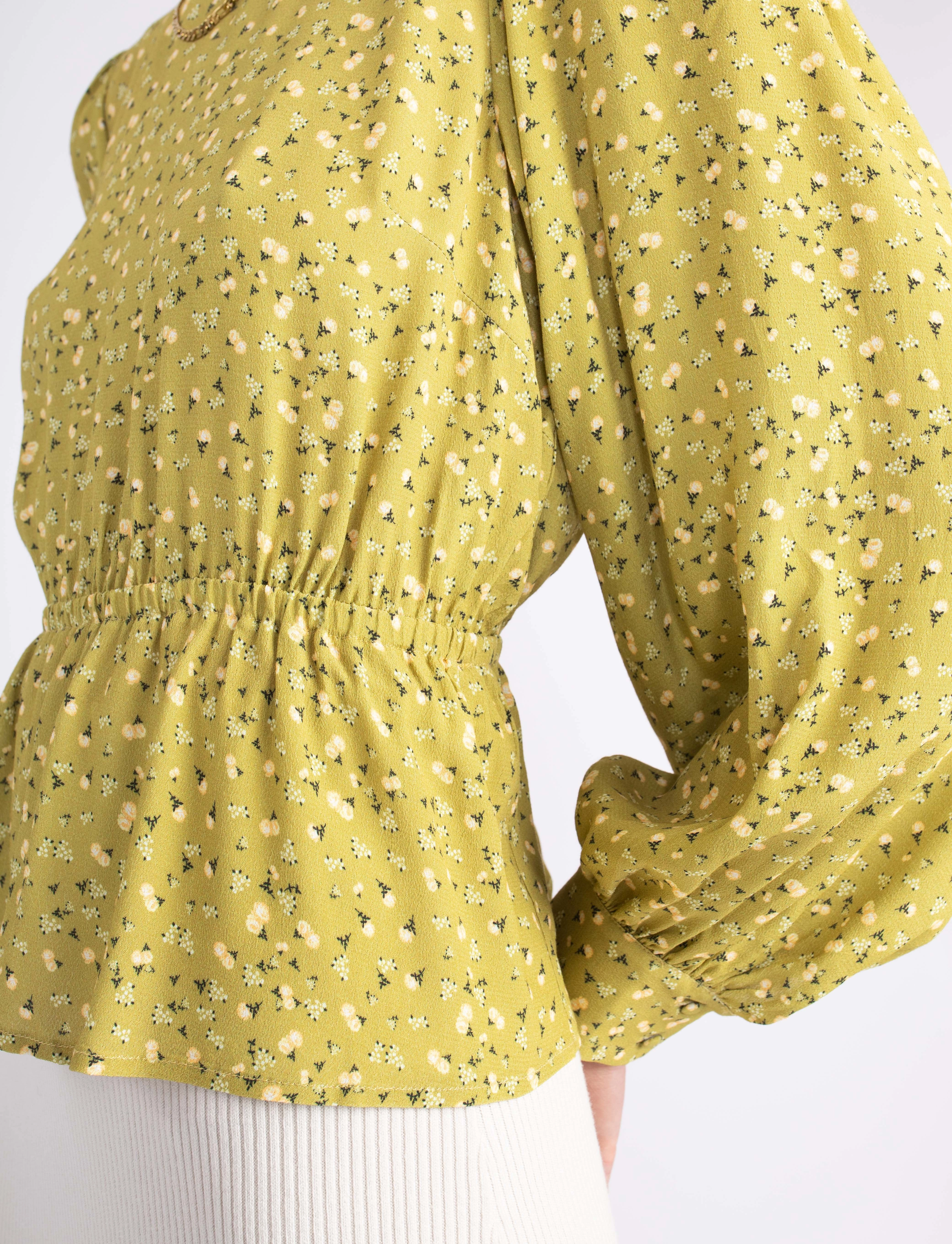 MAUD - Nina Blouse Printed - langärmlige blusen - flowers - 3