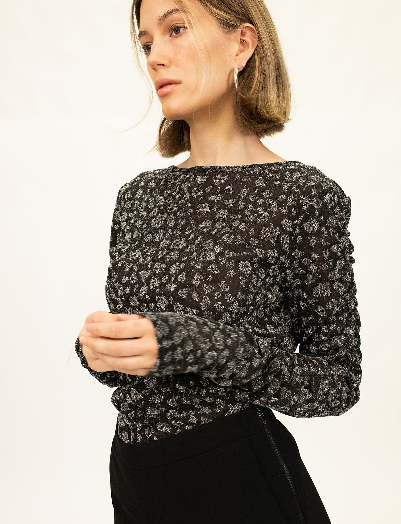 MAUD - MANDY TOP - black - 3
