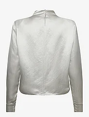 MAUD - Dina Blouse - bluzki z długimi rękawami - silver - 1