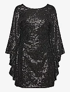 Kimono Dress - BLACK