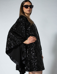 MAUD - Kimono Dress - paljettimekot - black - 9