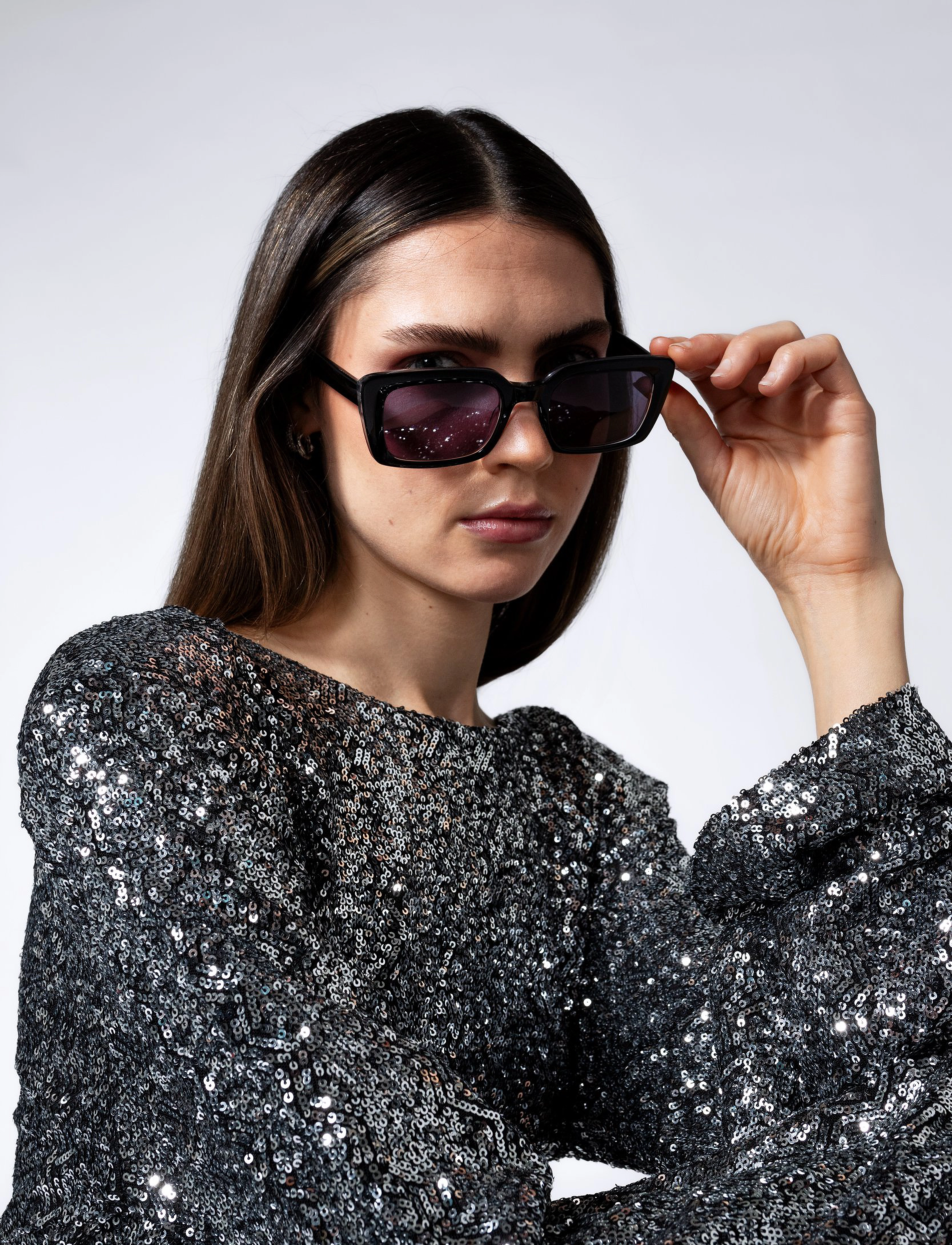 MAUD - Sandra Dress - minikleidid - silver - 5